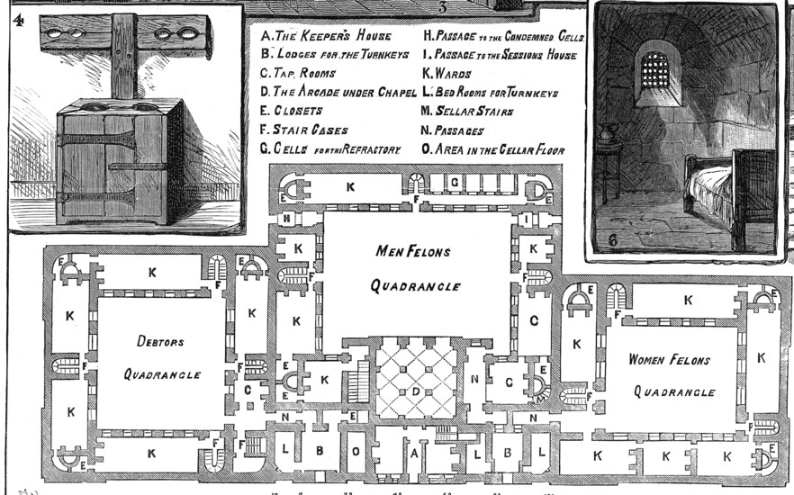 Plan of Newgate Prison