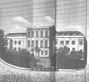 Engraving of the Deaf and Dumb Asylum