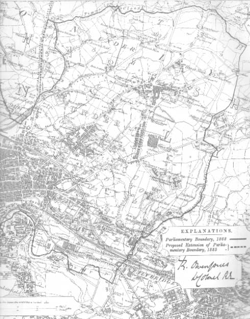 Map of Ashton under Lyne