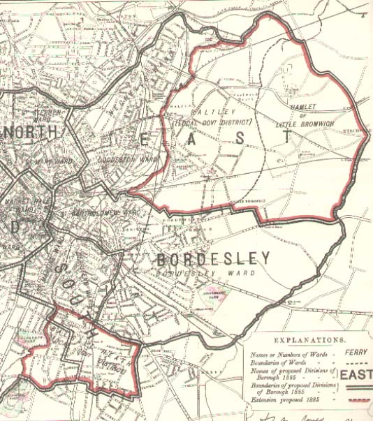 Map of Birmingham