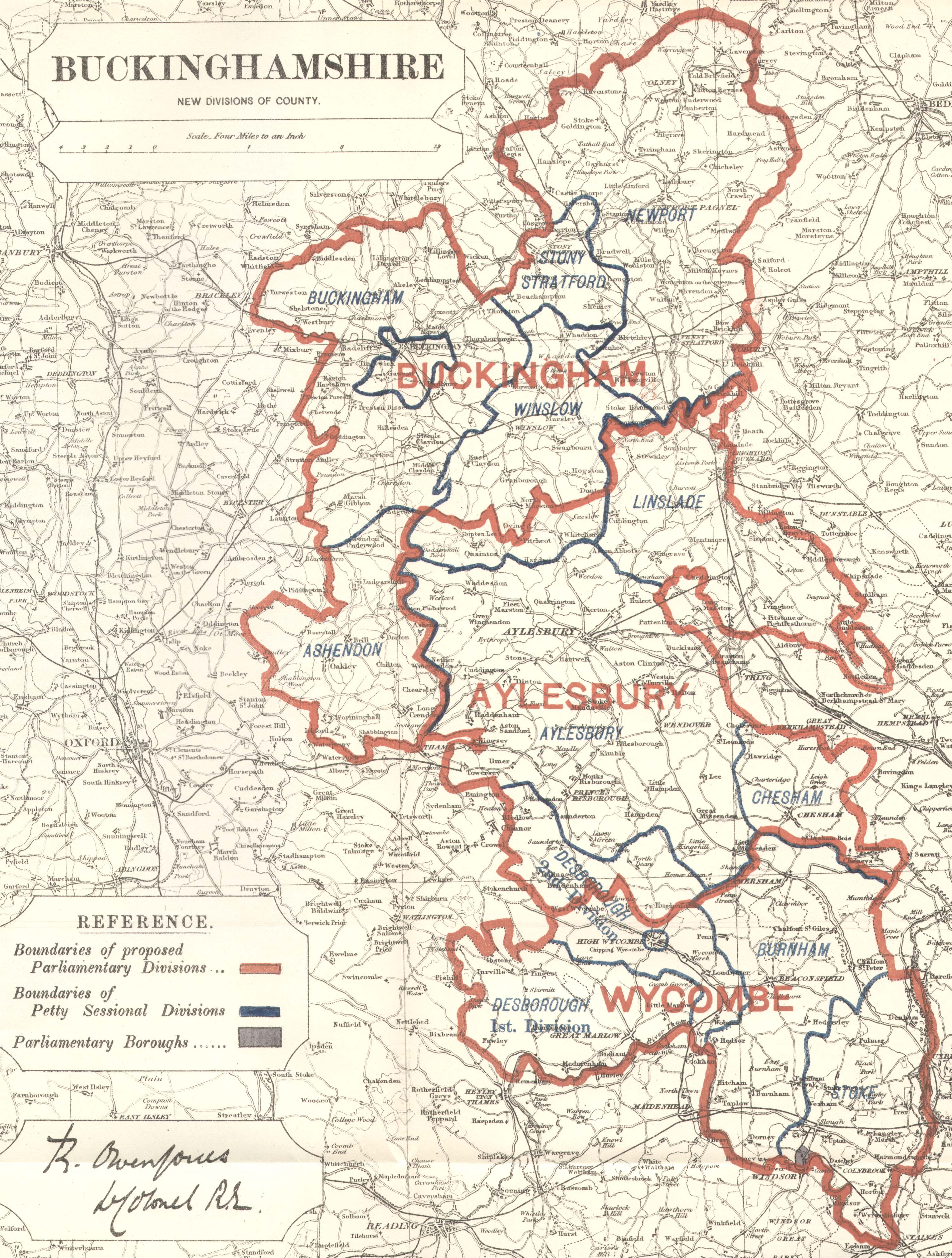 Buckinghamshire map