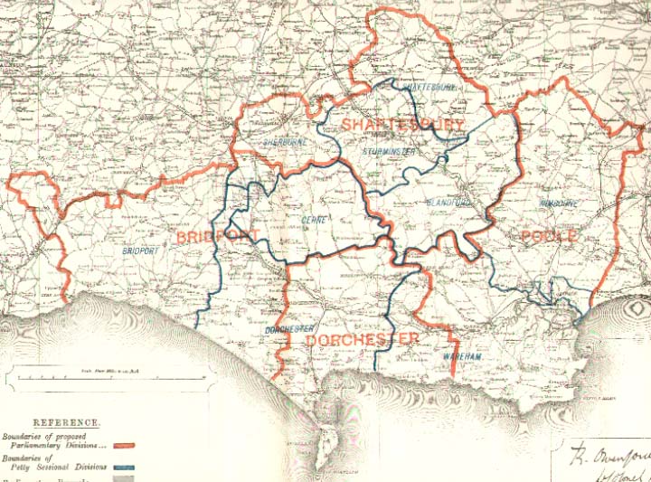 Map of Dorsetshire