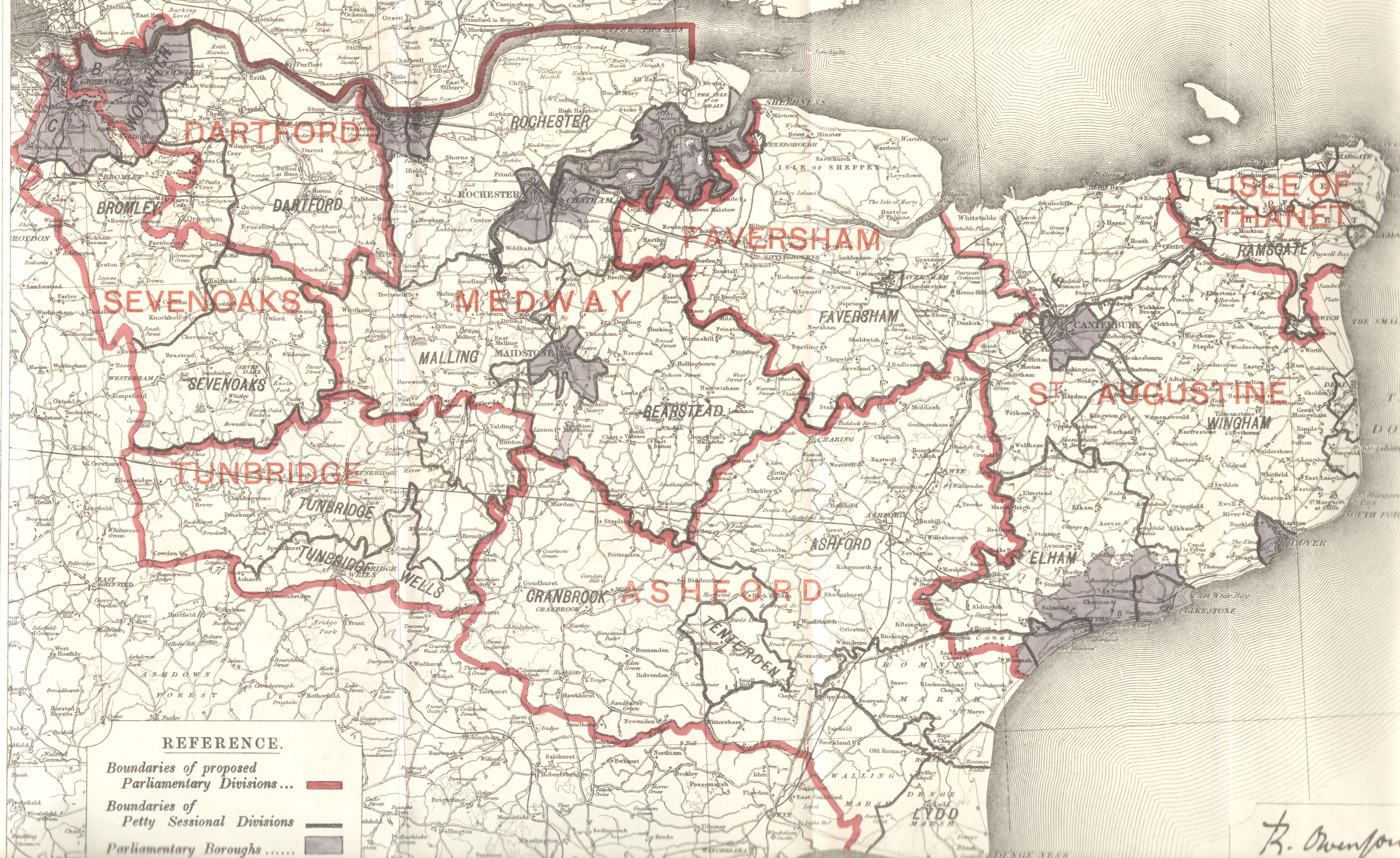 County of Kent map