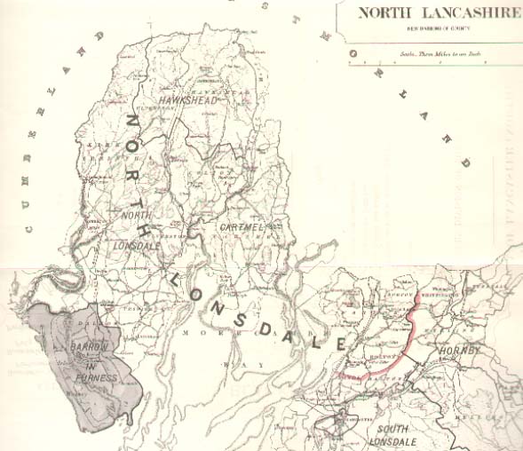 Map of North Lancaster