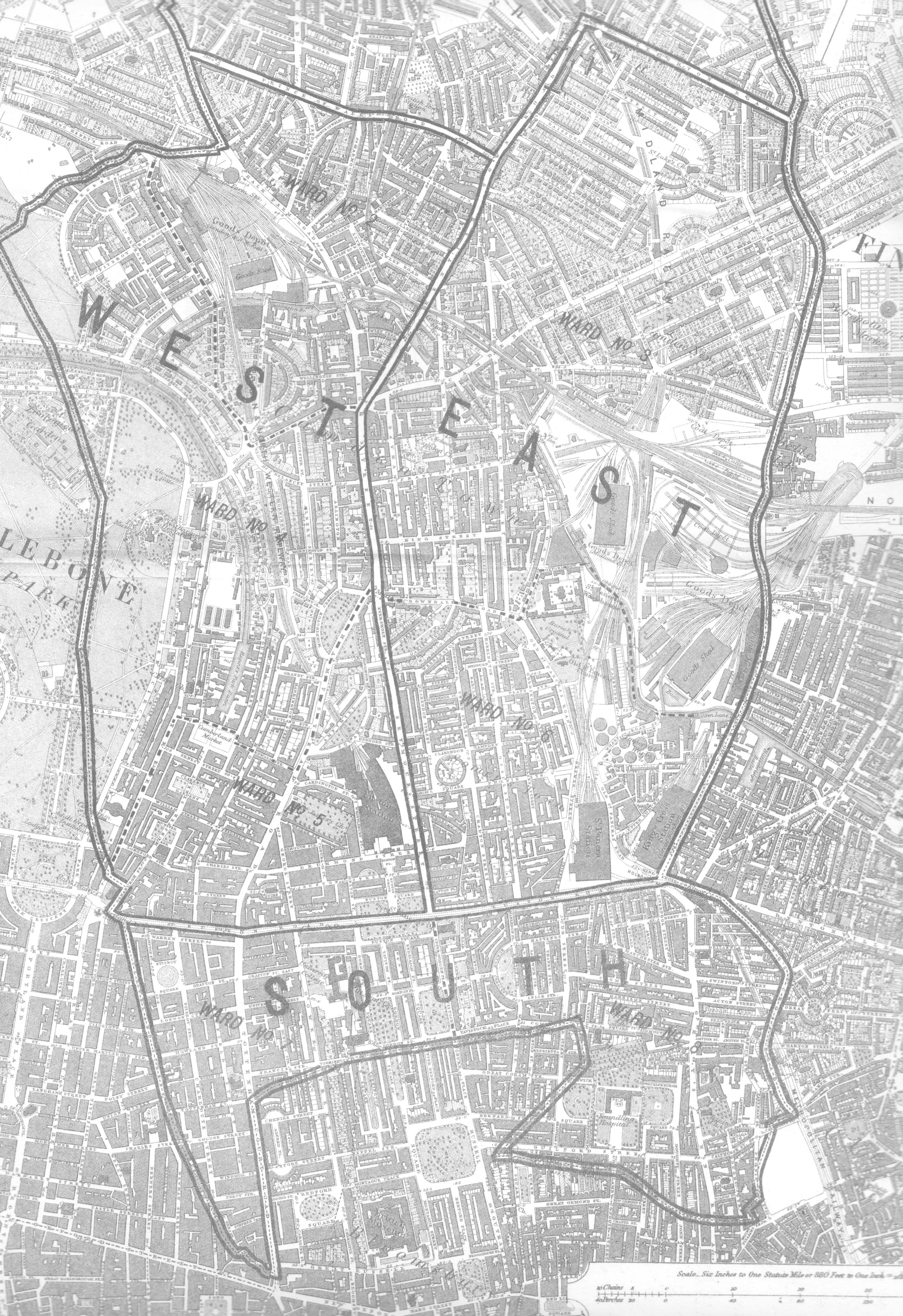 Map of the Borough of St. Pancras