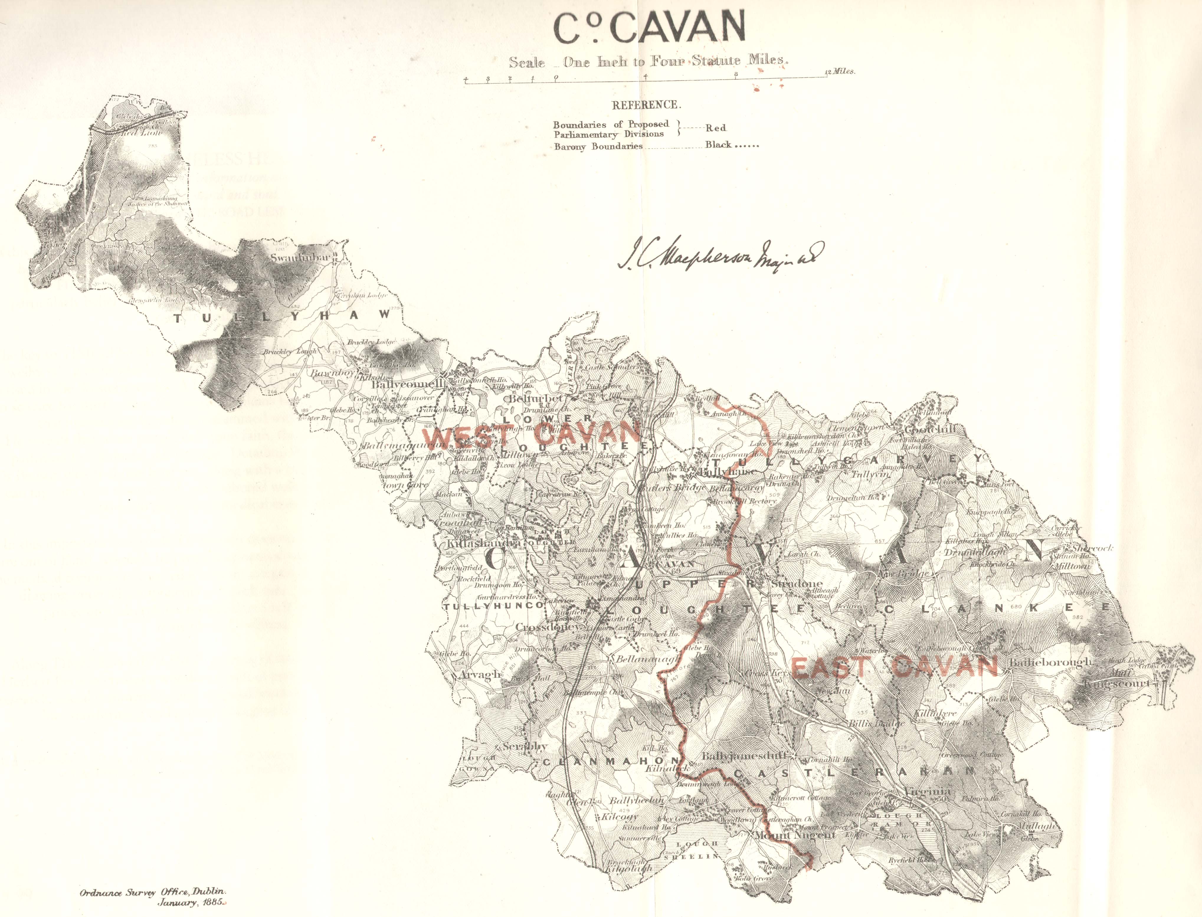 Cavan, published 1885