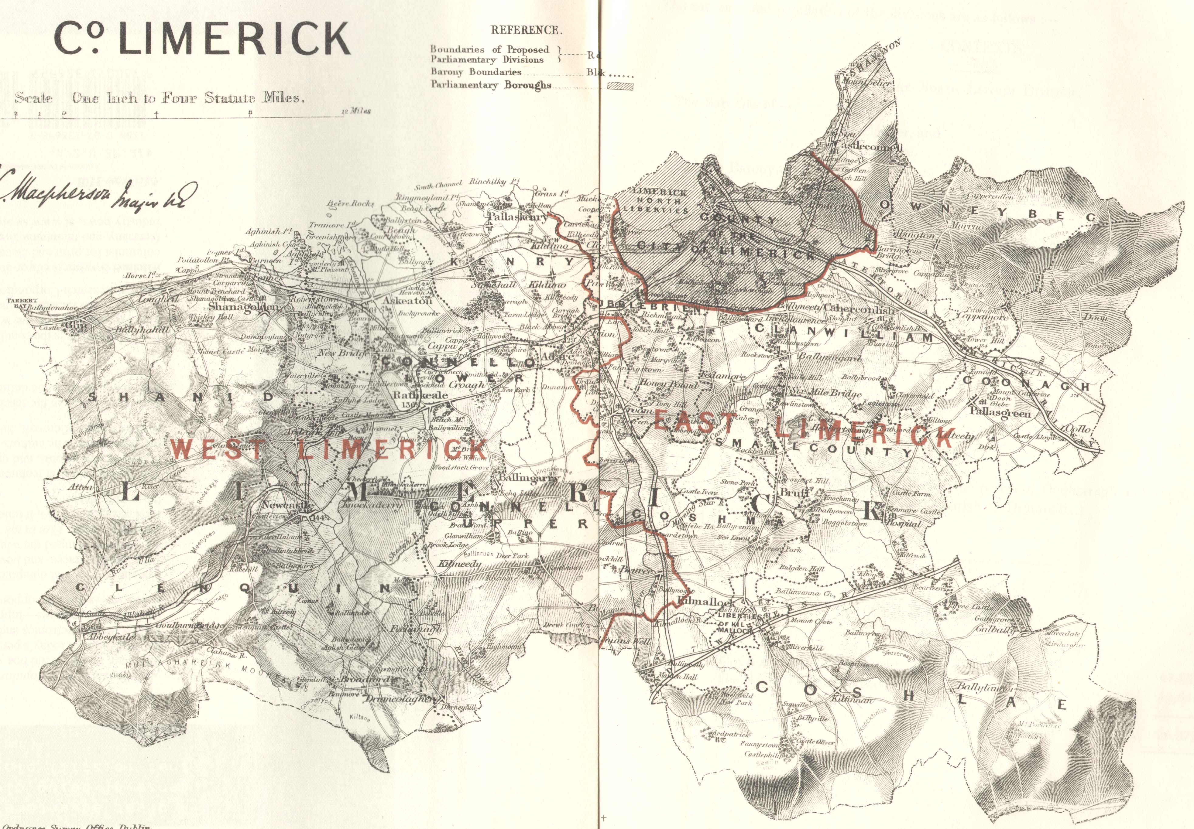 Map of the County of Limerick