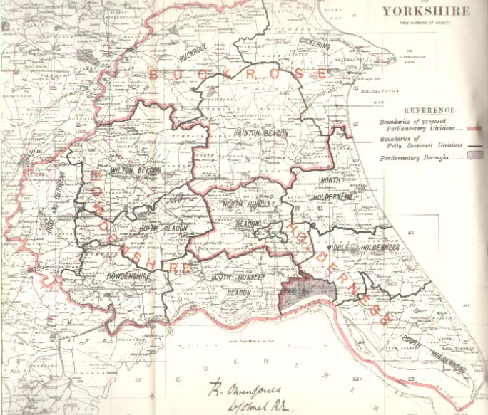 Map of the County of York