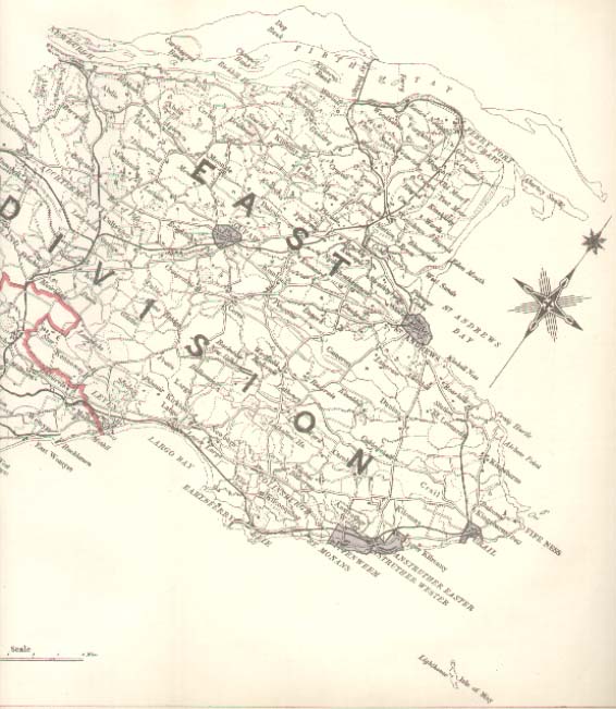 Map of the County of Fifeshire