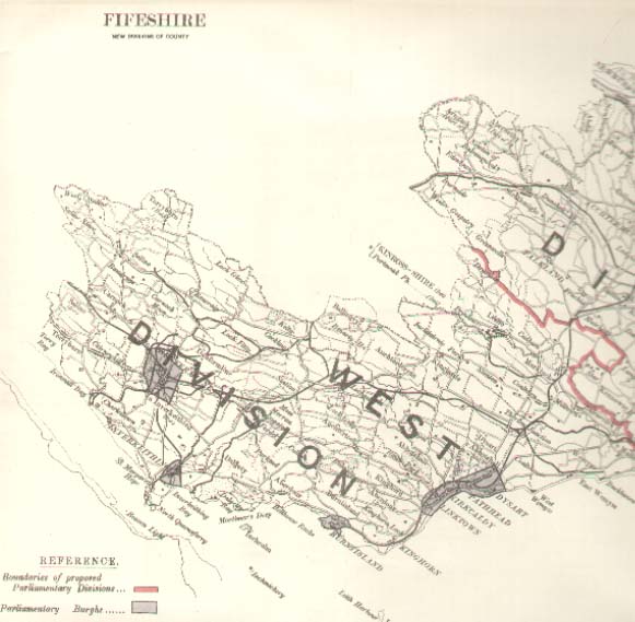 Map of Fifeshire
