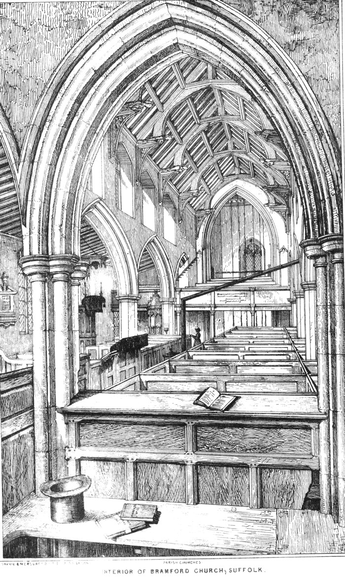 interior of Bramford Church