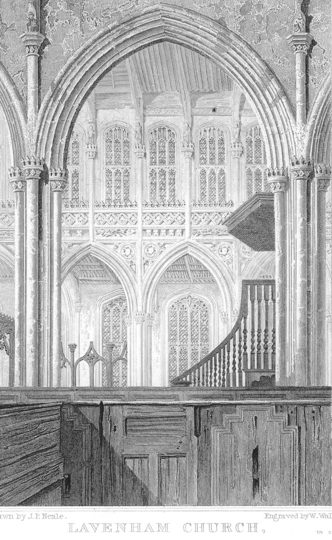 interior of Lavenham Church